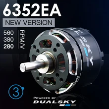 DUALSKY XM6352EA lll EA5322 6350 бесщеточный двигатель 280KV 380KV 560KV для фиксированного крыла RC самолет