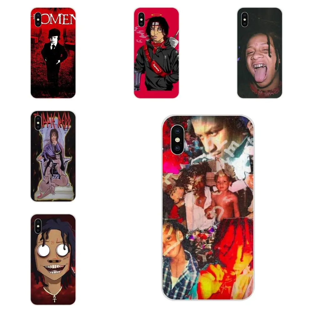 Мягкий чехол для телефона в стиле хип-хоп с изображением художника Триппи редда