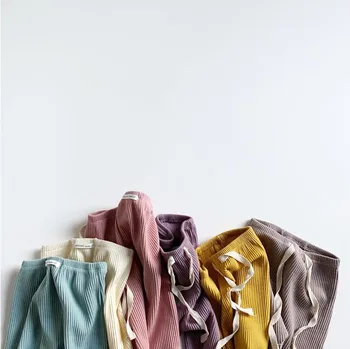 

3312 New Baby Cute Knitting Pants Infant Boy And Girl's Leggings Solid Colors Kids Pants Children Trousers