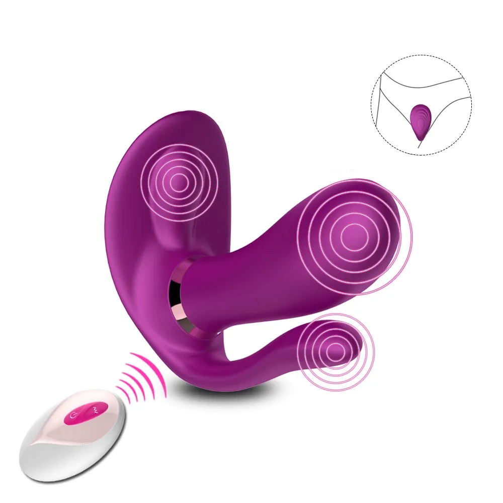 Sex toy for Women Vibrating Panties With Remote Control Invisible Wearable Dildo Vibrator G Spot Clitoris Stimulator Product | Красота и