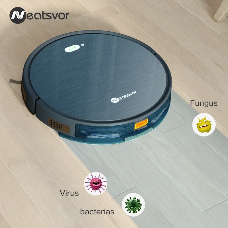 NEATSVOR X500 Robot Vacuum Cleaner 3000PA Poweful Suction 3in1 pet hair home dry wet mopping cleaning robot Auto Charge vacuum 4 NEATSVOR X500 Robot Vacuum Cleaner 3000PA Poweful Suction 3in1 pet hair home dry wet mopping cleaning robot Auto Charge vacuum 4