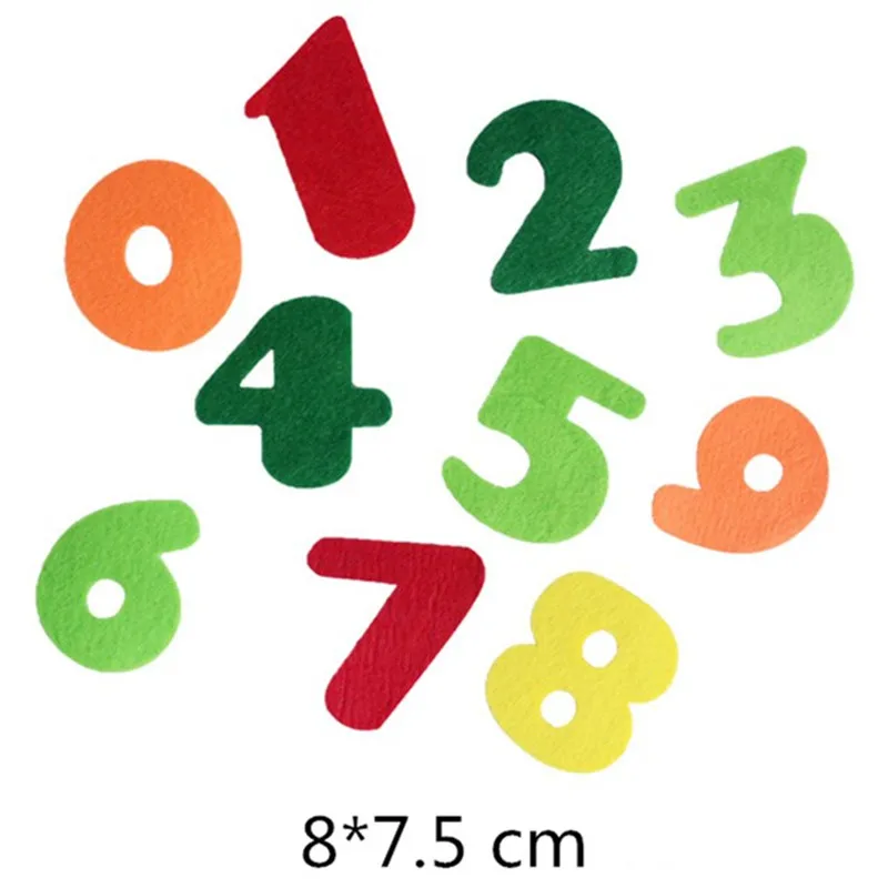  1 Set Lovely Felt Crafts for Kindergarten Wall Stickers Decorations Kids's Room Stickers Wool Felt  - 4000437302999