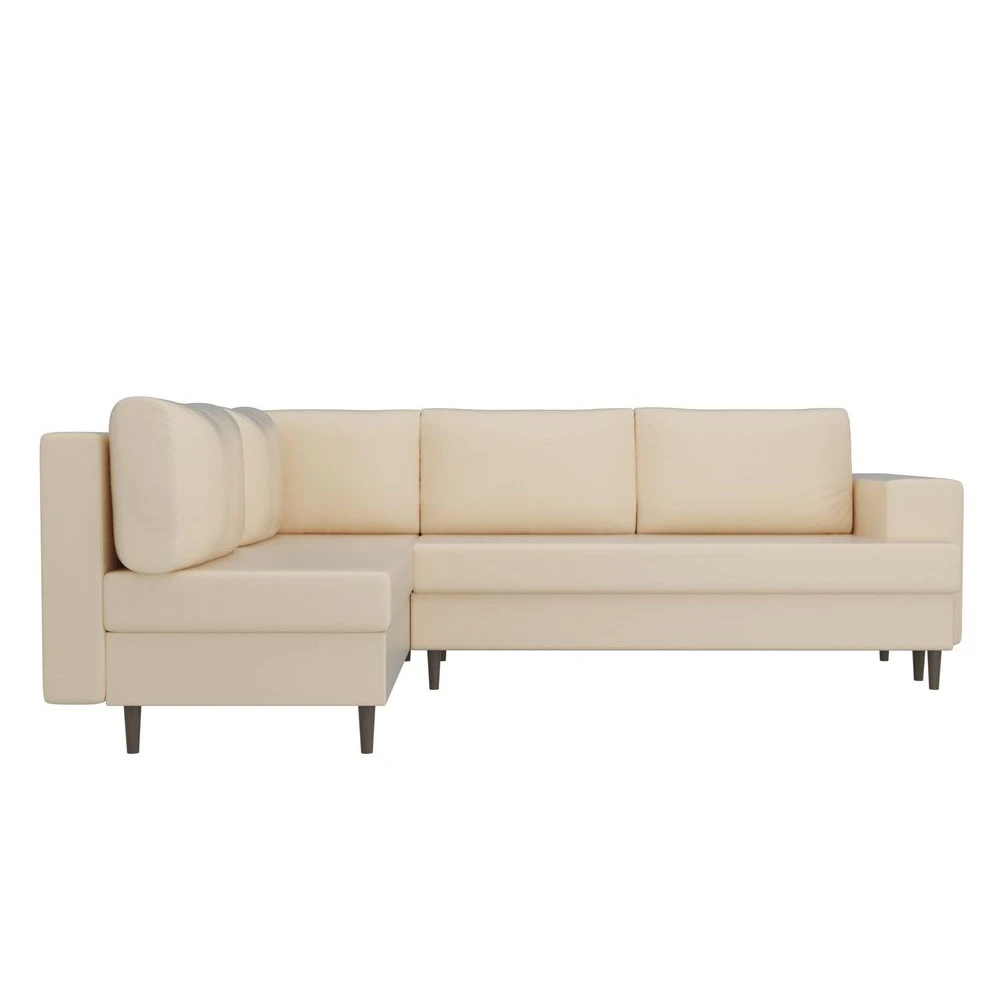 Угловой диван Лига Диванов Сильвана экокожа левый угол |