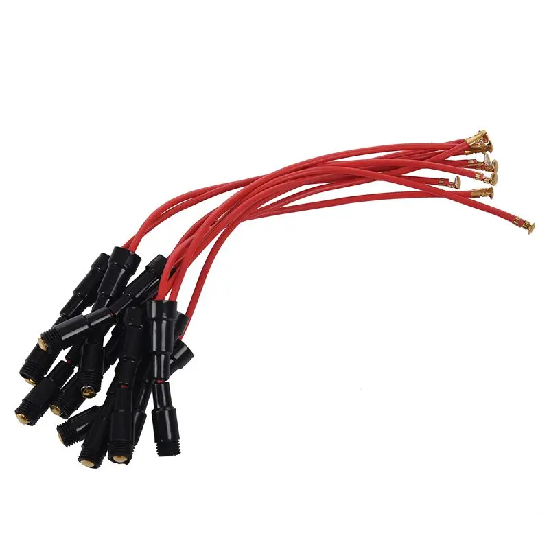 10 шт. 5x20 мм AGC держатель предохранителя чехол в линии винт тип с 22AWG провода кабель