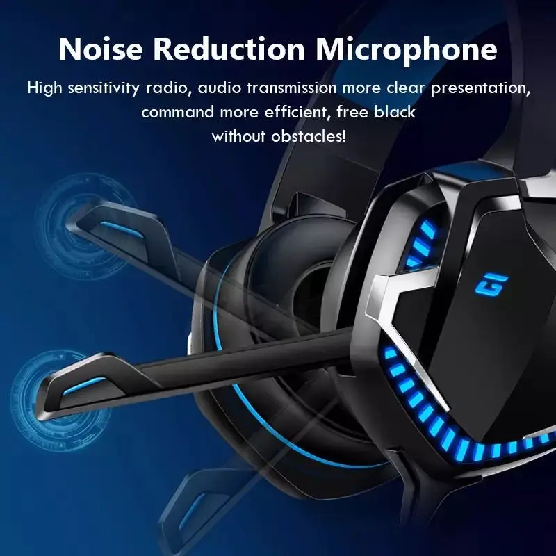 Zime 7 1 Gaming Headphones Cool light 3D bass stereo Wired headset for computer phone with mic