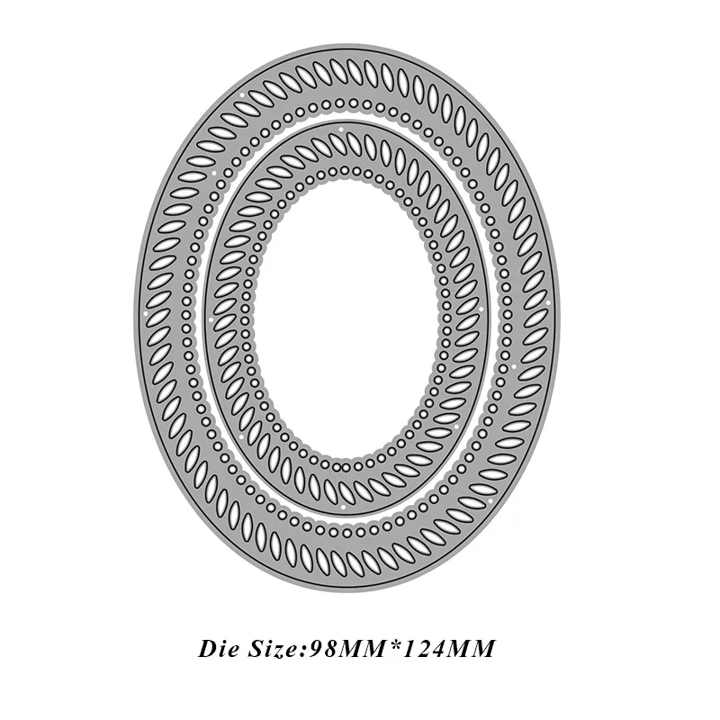 Metal-Cutting-Dies-Oval-Hollow-Lace-set-Die-Scrapbooking-Embossing-Paper-Craft-Album-Cards-Punch-Art