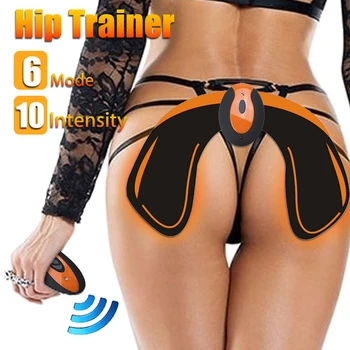 

EMS Wireless Hip Muscle Stimulator Trainer Buttock Enhancement Lifting Exerciser USB Charagable Vibration Body Slimming Massager