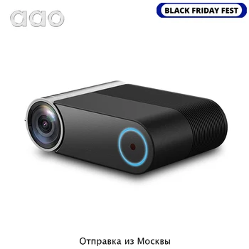 

AAO YG421 Mini LED 720P Projector Native 1280x720 Portable Wireless WiFi Multi Screen Video Beamer YG420 1080P Projector