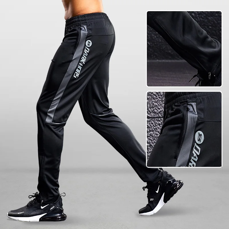Men Sport Pants Running Pants With Zipper Pockets Soccer Training Jogging Sports Trousers Fitness Football Leggings Sweatpants running pants,sport pants