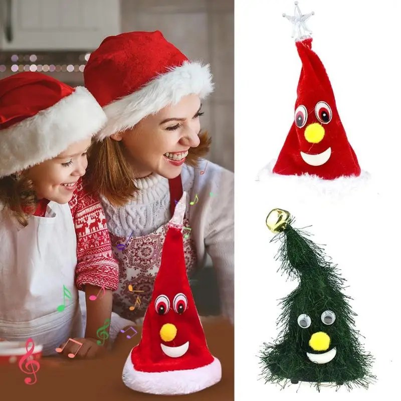 

Electric Christmas Tree Ornament Decorative Doll Toy Xmas DIY Crafts for Home Christmas