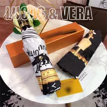 Ветронепроницаемый складной автоматический зонт авто роскошный большой Ветрозащитный зонты дождь для подарка черный зонтик