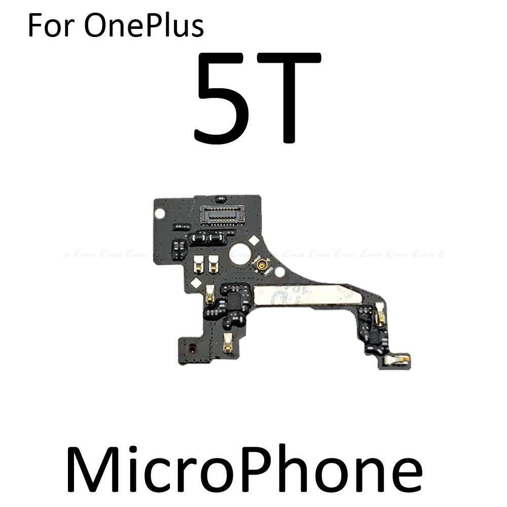 Новинка, для OnePlus 1, 2, 3, T, 5, 5, 6, 6 T, микрофон, вибратор, вибрирующий двигатель, модуль, светильник, гибкий кабель - Цвет: Mic For OnePlus 5T
