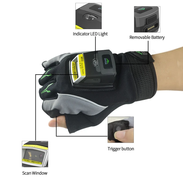 Glove Bluetooth Barcode Scanner MS02 Portable Bluetooth, 46 OFF