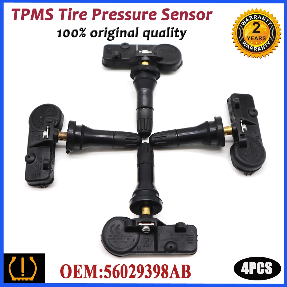 TPMS Датчик давления в шинах 56029398AB для DODGE RAM 1500 2500 3500 пикап C/V PROMASTER 2010-2016 433 МГц |