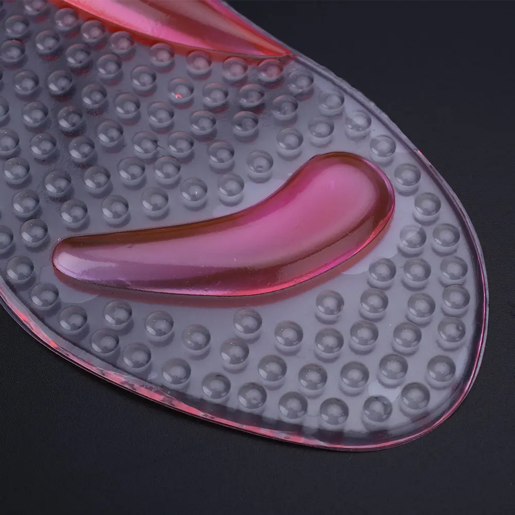 Soft Women Non-Slip High Heel Arch Cushion Support Silicone Pads Insole