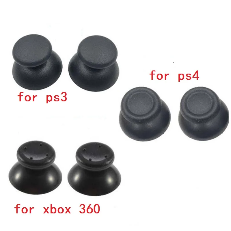 

1piece Analog Cover 3D Thumb Sticks Joystick Thumbstick Mushroom Cap Cover For Microsoft Xbox 360 /ps 4 Controller black