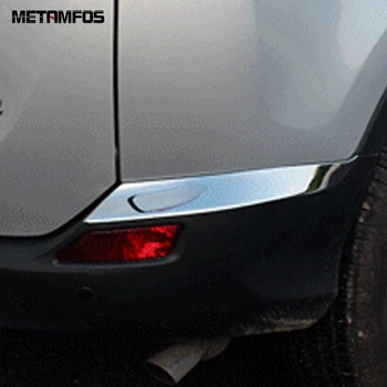 

For Toyota RAV4 RAV 4 2016 2017 Chrome Rear Bumper Tail Bar Cover Molding Trim Protect Strip Exterior Accessories Car Styling