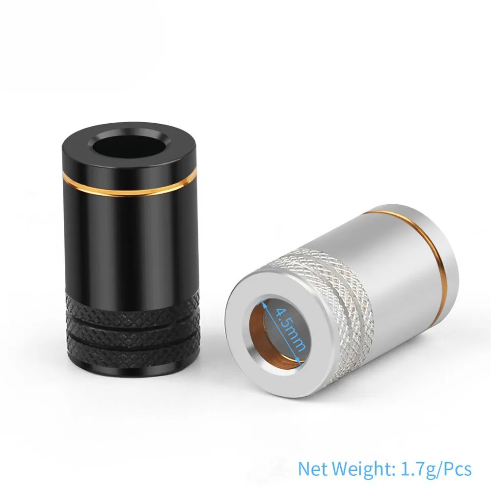 Earphone Splitter Y Splitter Slider Audio Connector 6 0mm To 4 5mm Headphone Jack Metal Adapter DIY For Upgrade Headset Wire