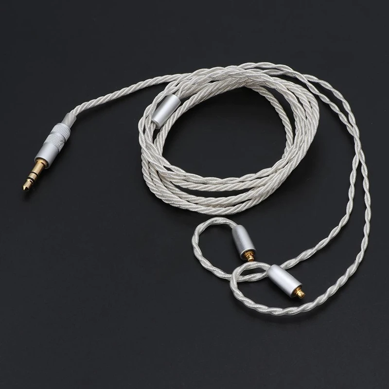 4 Twist Headphone Cable Single Crystal Plated Wire Cord Diy for Shure Se215 Se315 Se425 Se535 Se846