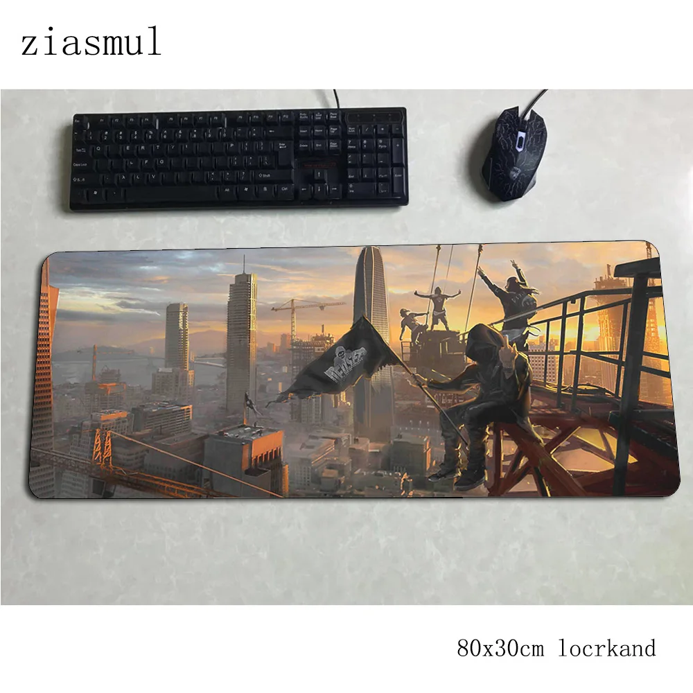 

watch dogs 2 mouse pad gamer HD print 800x300x3mm notbook mouse mat gaming mousepad large big pad mouse PC desk padmouse mats