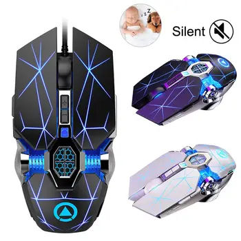 

A7 2.4G Wireless Portable Rechargeable Mute Backlit Gaming Mouse for Laptops