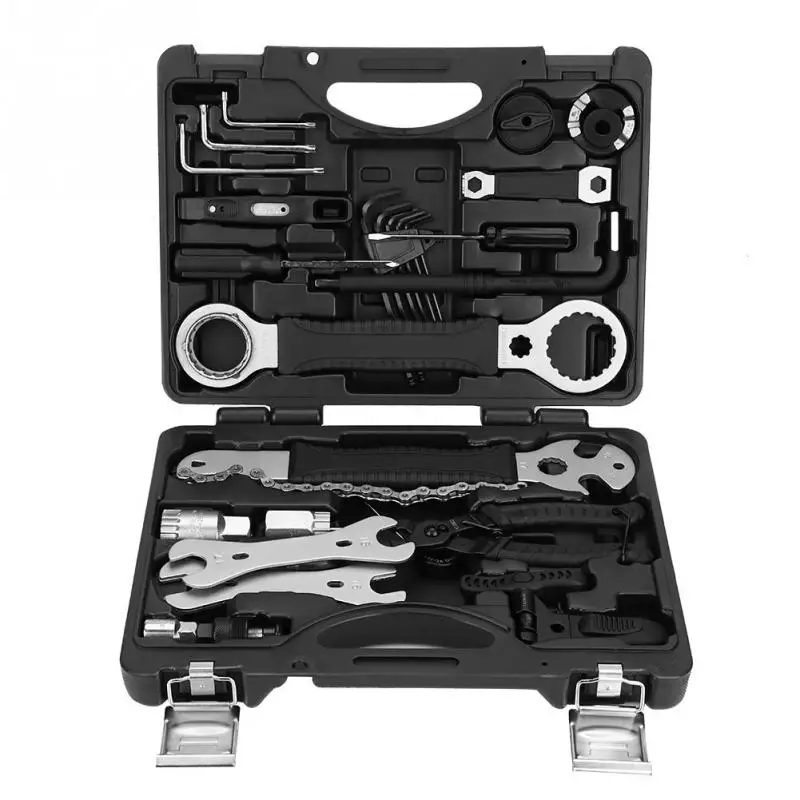 

Bike Repair Tool Set Box Mountain Bike Multifuntional Wrench Screwdriver Tire Levers Chain Repairing Tools Bicycle Accessories
