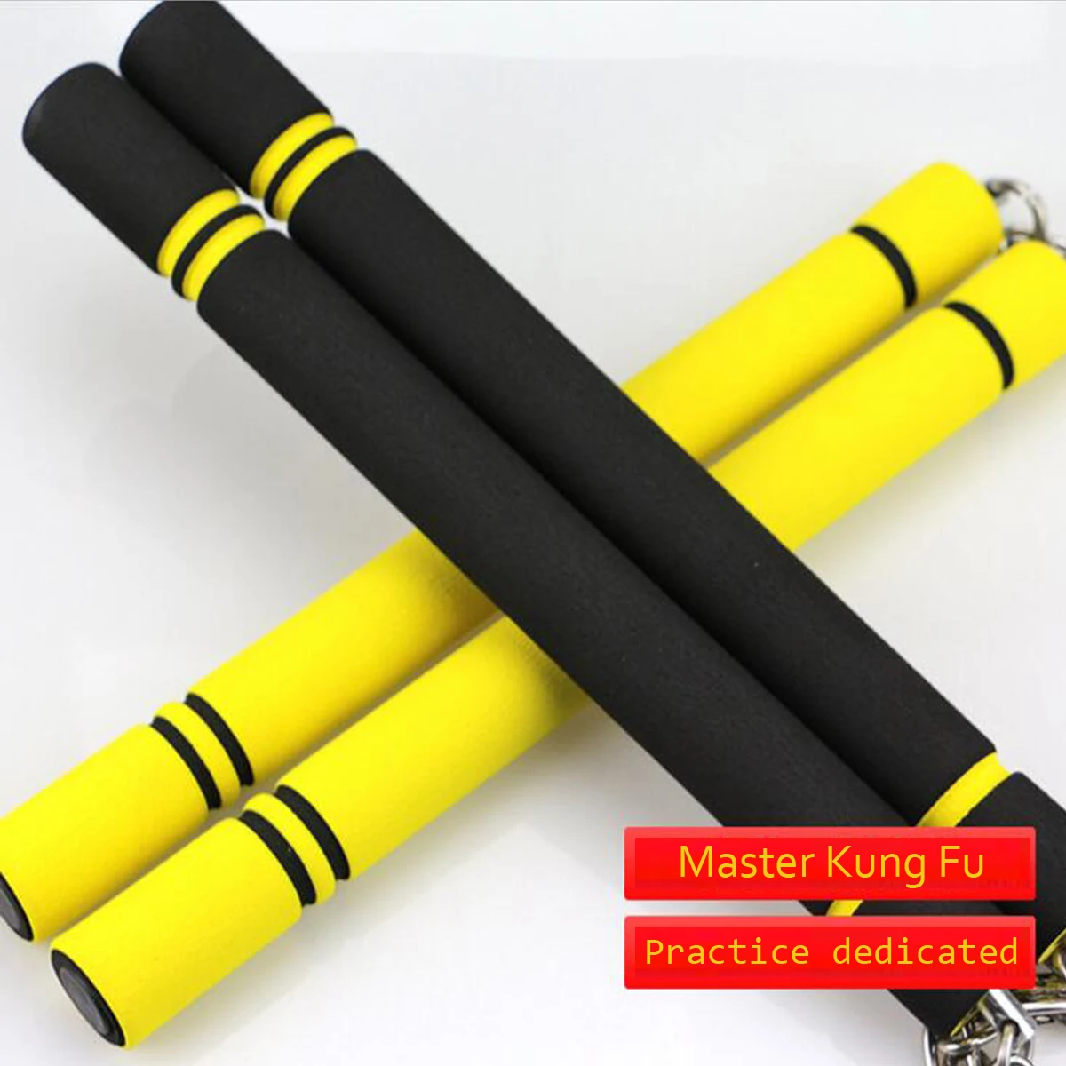 JKD боевое искусство Обучение ПВХ Пена Губка Мягкий карате практики палка Nunchaku