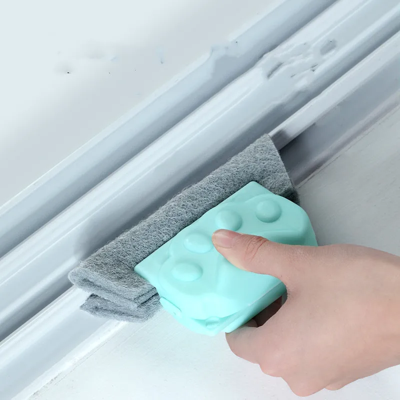 Window Ditch Cleaning Brush Gap Window Ditch Trench Brush Household Window Ditch Bristles Cleaning Tool Kitchen