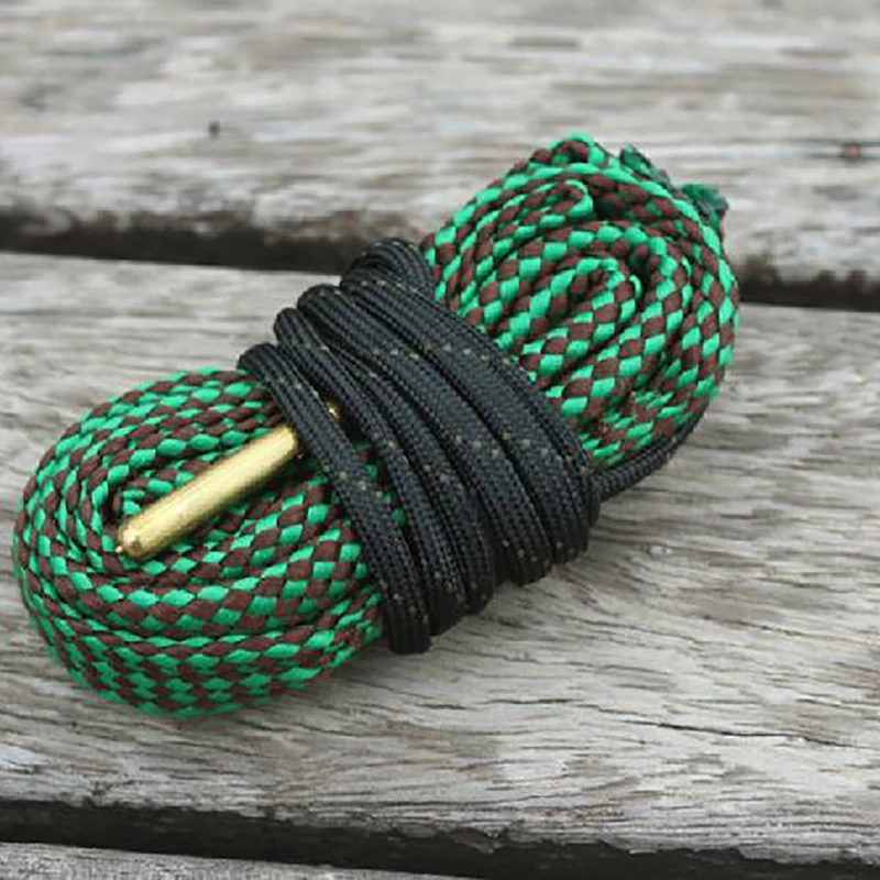 Высокое качество открытый кемпинг и туризм отверстие очиститель Rope.22 кал. 223 кал и 5,56 мм чистящий набор инструмент баррель Калибр змеиная веревка