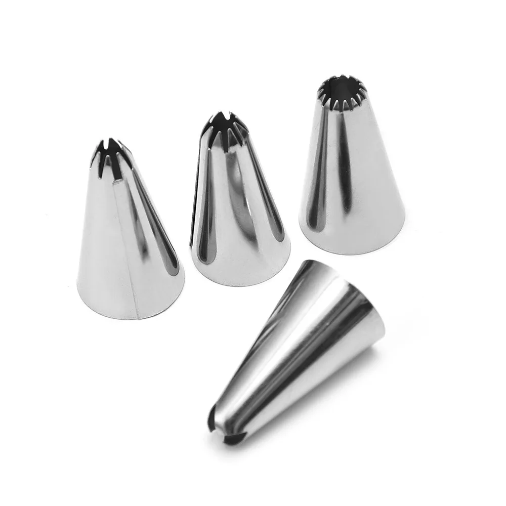 Decorating Nozzle Set Bakery DIY Tool Multi-functional Decorating Nozzle Stainless Steel Baking Pattern Decorating Tool Tool