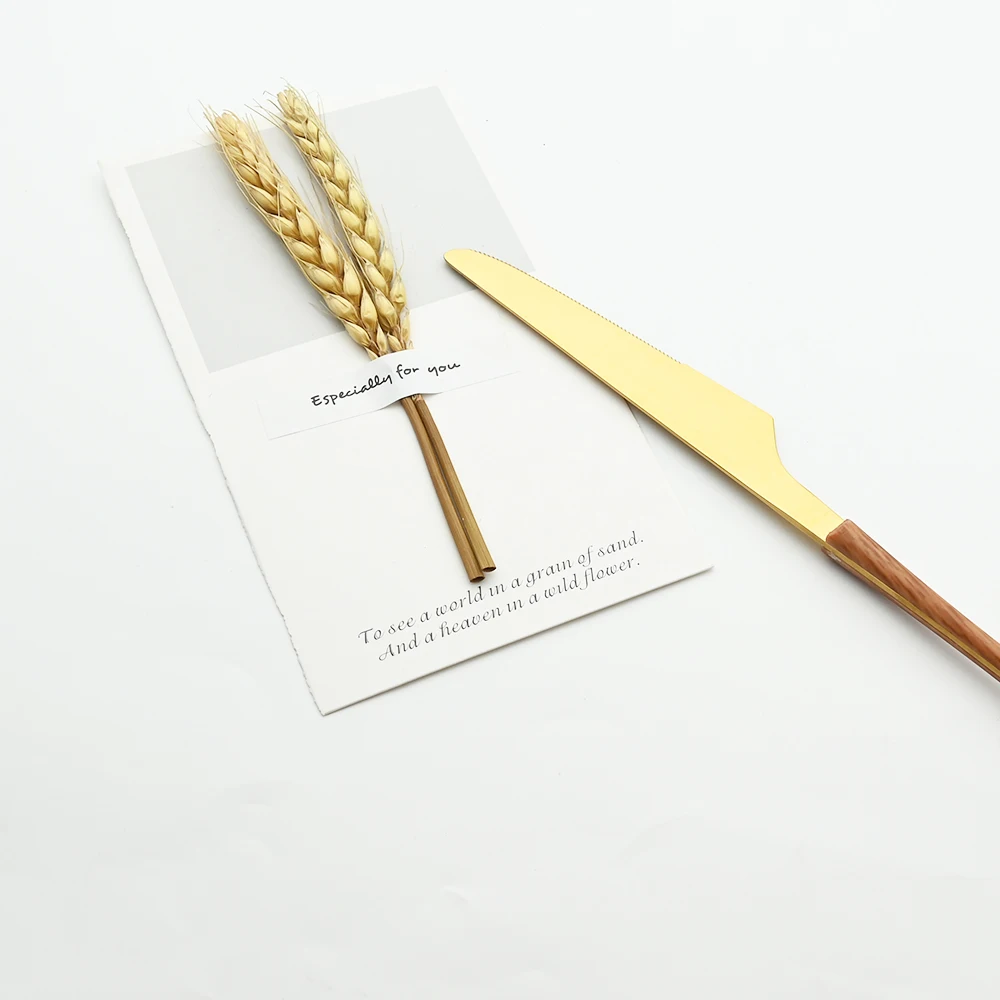 Black Gold Stainless Steel Sets Mirror Marble Texture Tableware Western Food Dinner Knife Fork Cutleries Teaspoon Silverware Set