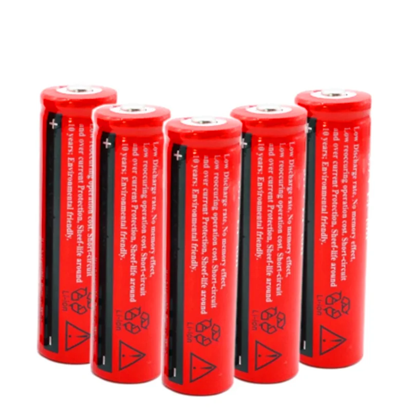 3.7V 2400mAh 18650 Lithium Rechargeable Batterie Wiederaufladbare Battery AKKU 