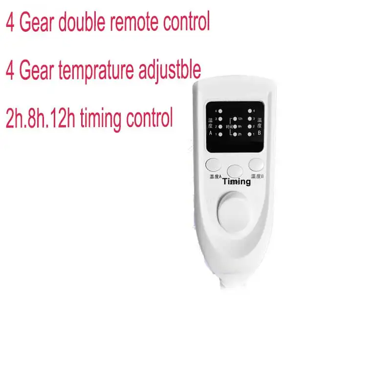 double smart control Роскошное Фланелевое электрическое одеяло Электрический матрас Электрическое одеяло толще подогреваемый ковер Электрический коврик подогреватель тела нагреватель - Цвет: double smart control