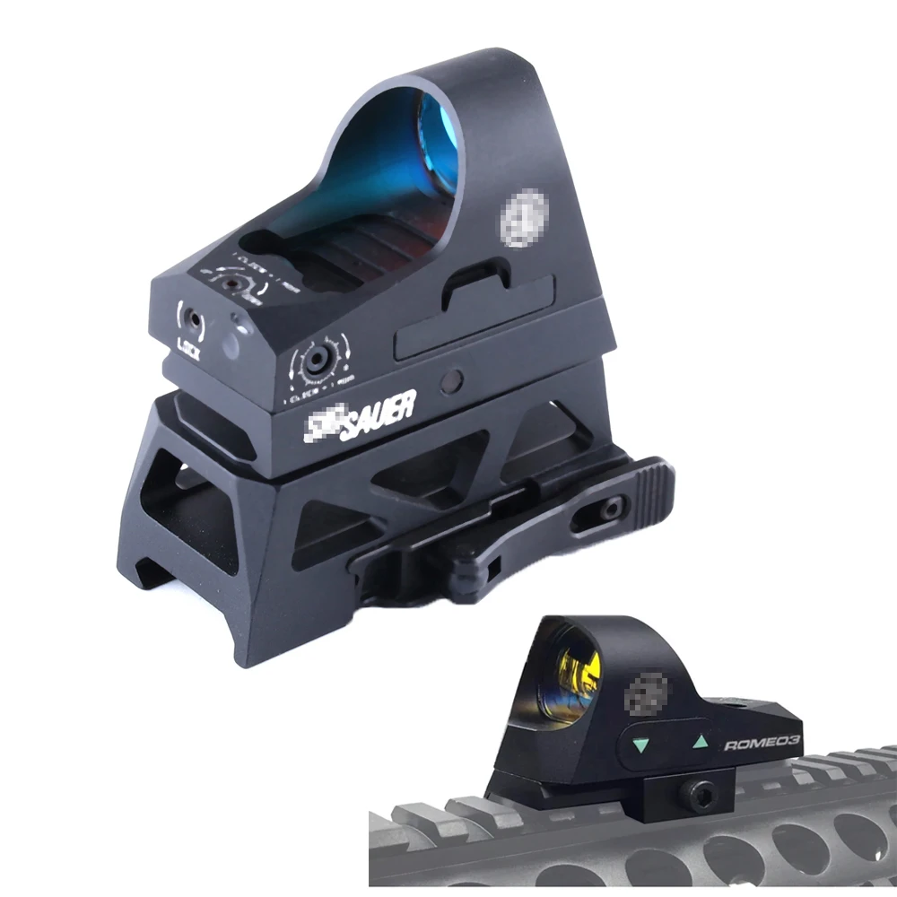 Tactical 3 MOA Reflex 1x25 Red Dot Sight Scope With 1913/0.8 Inch QD Riser Mount Tactical 3 MOA Reflex 1x25 Red Dot Sight Scope With 1913/0.8 Inch QD Riser Mount
