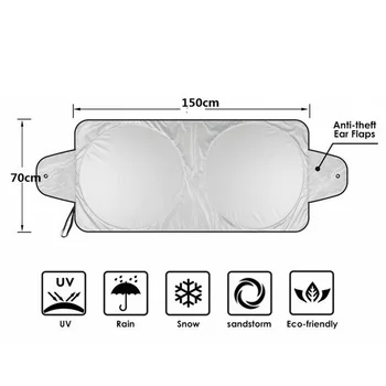 

Front Car windshield sunshade Sunshade Visor Folding Windshield Protection