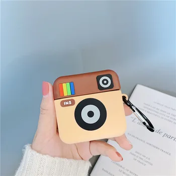 

For AirPods Pro Case 3D Retro Camera Instagram Soft Silicone Wireless Earphone Case for Apple Airpod Pro 3 Case Cute Cover Funda