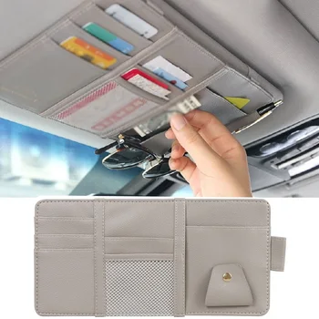 

Storage Bag Visor Organizer Car Sun Pen Card Pocket Change Auto New Sale