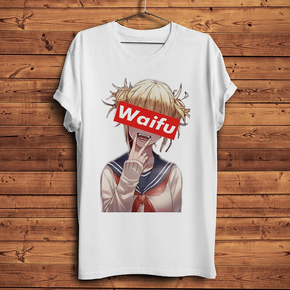 Himiko Toga Anime Graphic Unisex Summer Tee - White Casual Otaku Shirt