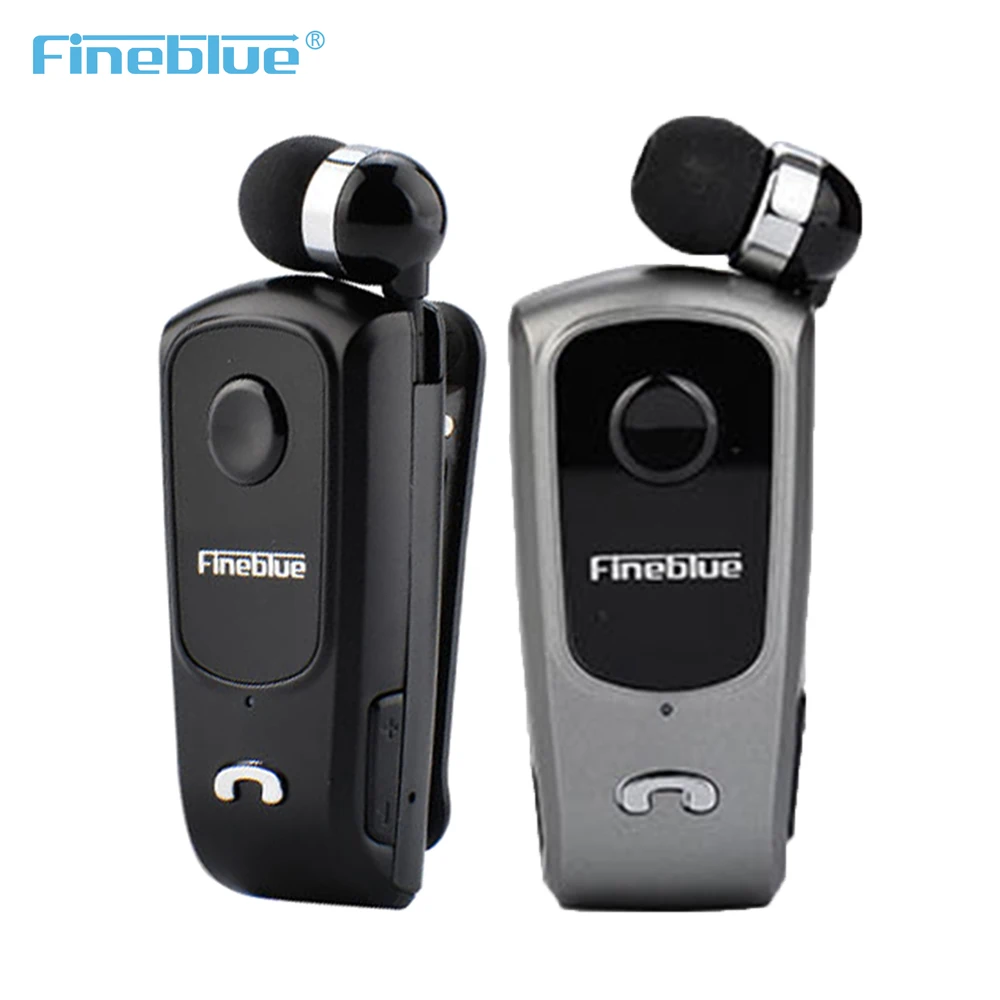 Беспроводные Bluetooth наушники FineBlue F920 выдвижная гарнитура стерео зажим для