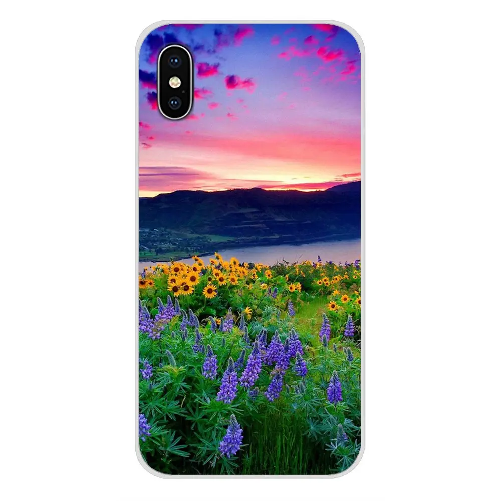 Цветок Роза Лаванда Дейзи силиконовый чехол для телефона Xiao mi 4 5 5s 6 A1 A2 5X6X8 9 Lite SE Pro