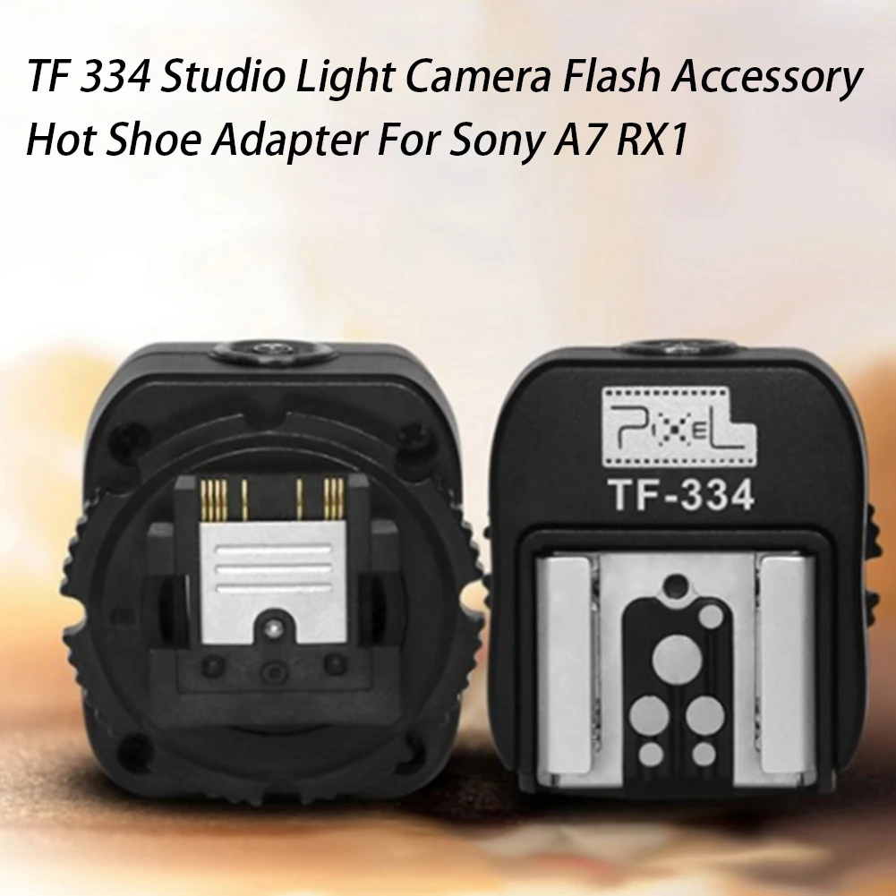TF 334 крепление Горячий башмак адаптер конвертер с ПК порт Замена студийный светильник Speedlite камера аксессуар для вспышки для sony A7 RX1