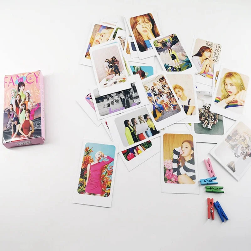 30 шт./компл. TWICE Fancy You альбом самодельный LOMO карты Поклонники фотостудии коллективные фото карты Канцелярский набор