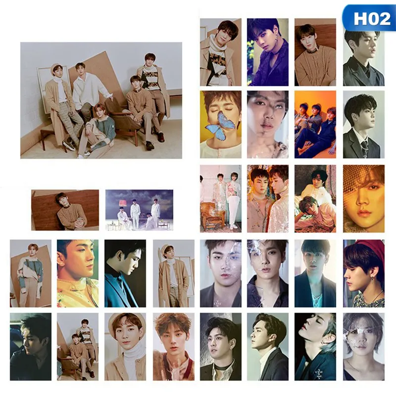 2 30 шт./компл. KPOP NUEST Lomo карты фото карты липкие фотокарты плакат подарок для звездного концерта веера для вечеринок подарок - Цвет: 2