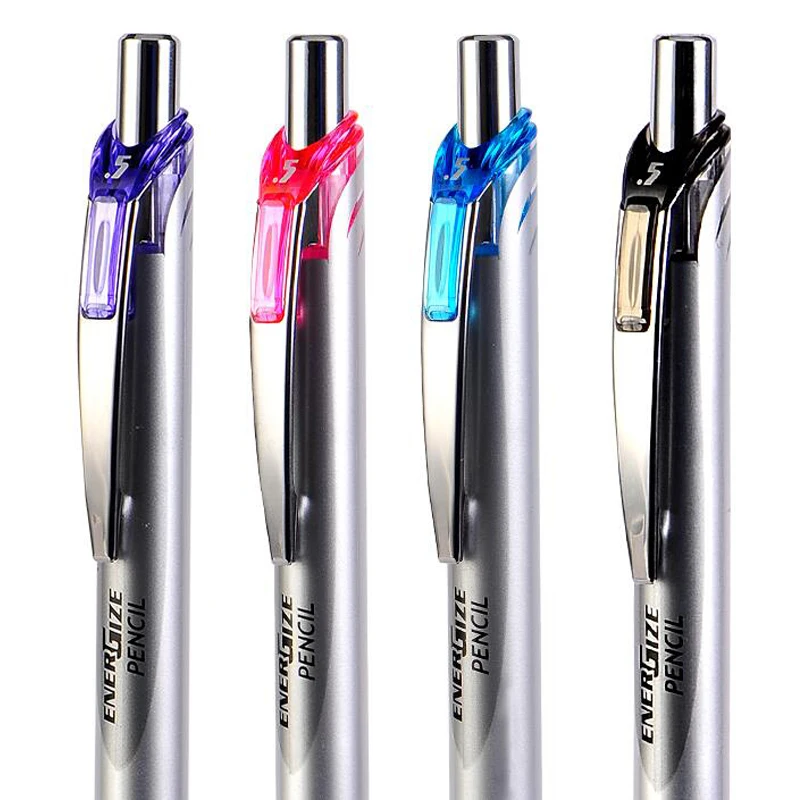 3 шт. Pentel PL75 механический карандаш 0,5 мм металлический корпус Топ ластик пресс тип свинцовые карандаши для школьных принадлежностей