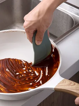 

Multi-function Cleaning Tool Cute Soft Oil Scraper Decontamination Slot Scraping Stains Scraper Plate Kitchen tools gadgets