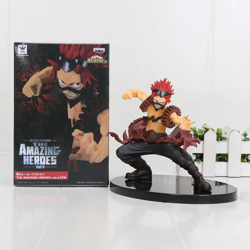 13 см аниме My Hero Academy Figure Toy THE AMAZING HEROES Vol.04 Kojiro Red Riot Eijiro Kirishima figuals модель игрушки куклы - Цвет: in box