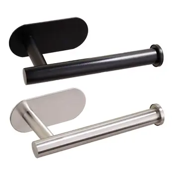 

Stainless Steel Bathroom Tissue Towel Kitchen Wall Mounted Toilet Paper Holder Bathroom Accessory