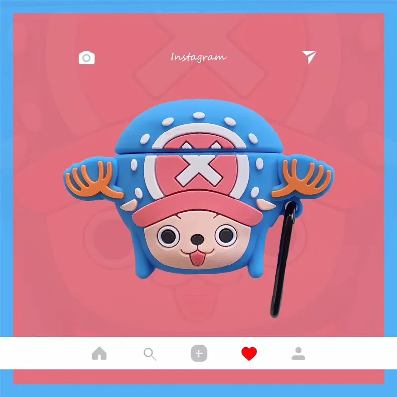 

3D Tony Tony Chopper One piece Case for Airpods 1 2 Earphone Box Cover Soft Bluetooth Wireless Protect Case for Airpod
