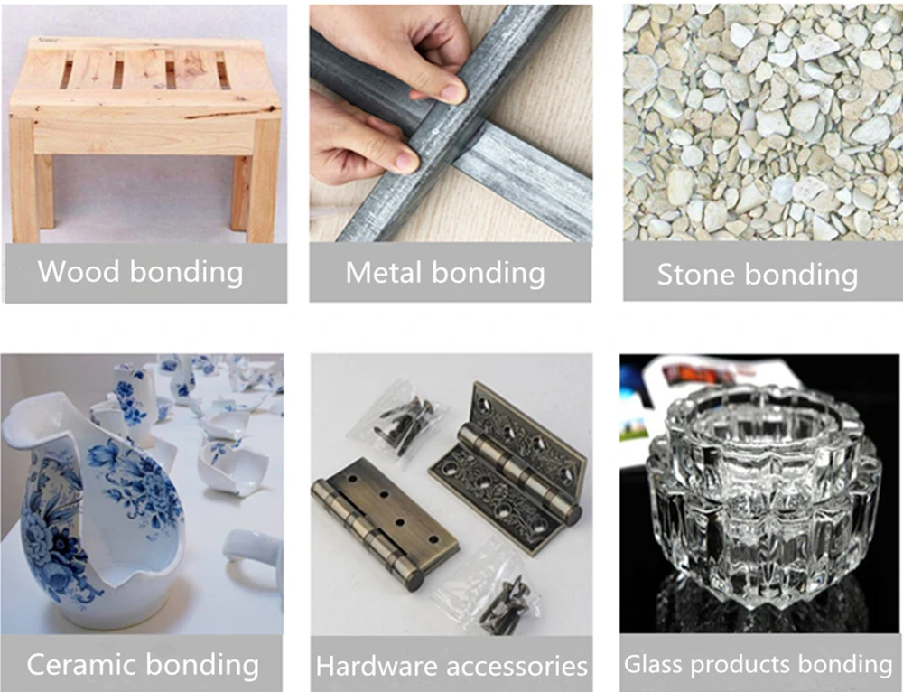 50ml cola cola epóxi alta temperatura 1:1 preto AB colas