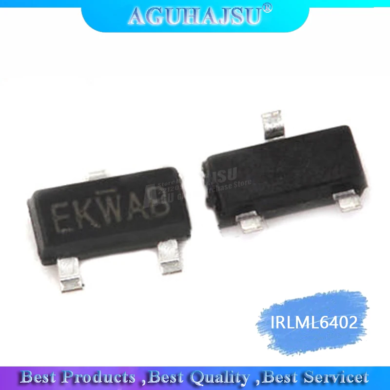 20 шт. IRLML6402TRPBF SOT23 IRLML6402 SOT IRLML6402TR силовой MOSFET Новый и оригинальный|Интегральные